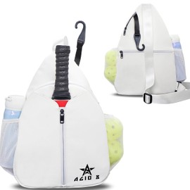 Agio 8 Pickleball Bag - Stylish and Versatile Pickleball Backpack for Men & Women, Adjustable Sling Shoulder Sports Backpack