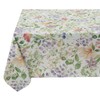Benson Mills Floral Spring/Summer Durable Heavyweight Fabric Indoor Outdoor Tablecloth,