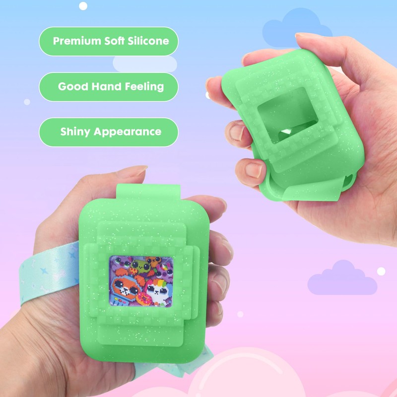Taladad Silicone Cover Case for Bitzee Interactive Toy Digital Pet,Cases