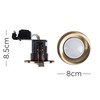 MiniSun | Modern Fire Rated Antique Brass GU10 Recessed Ceiling