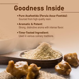 Minature Asafoetida Powder (Hing) | Natural Indian Spice 227g (8oz)| Heeng Powder | Authentic Cooking Ingredient from India