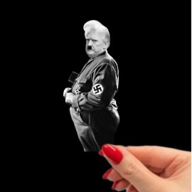 ANTI TRUMP F TRUMP Vinyl Sticker Agolf Twittler Vinyl Decal 4”