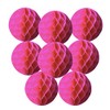 Happy Spring Party Decorations Honeycomb Balls, Set of 8 (15cm,