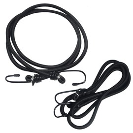 Tensioning Rope with Hooks in Lengths Tarpaulin Tensioner Tensioning Strap Expander Bicycle Tie Down Strap with Hooks Luggage Tensioning Straps Expander with Hook Black for Different Luggage Types