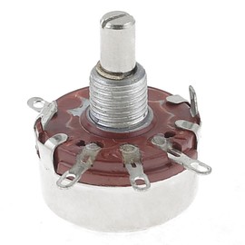 IIVVERR WTH118-1A 220K ohm 2W Single Turn Rotary Taper Carbon Potentiometer (WTH118-1A 220K ohm 2W Potenciómetro de carbono cónico giratorio de una sola vuelta