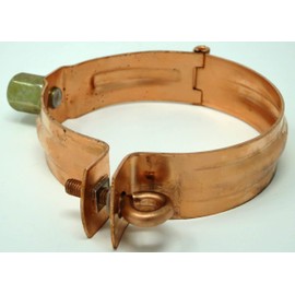 WUS Rain Pipe Clip Copper M8/M10 Step Thread 100 mm (1)