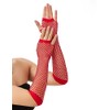 OTPEH Lone Fishnet Gloves Fingerless For Women Fish Net Arm