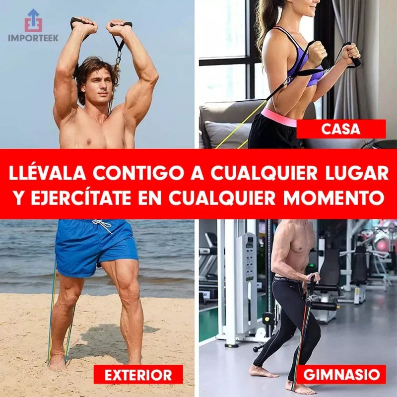 Importeek Bandas Ligas Resistencia Elastica Ejercicio Fitness Gimnasio