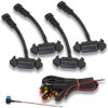MAXHAWK LED Grill Light Kit Compatible with 2016-2023 Toyota Tacoma