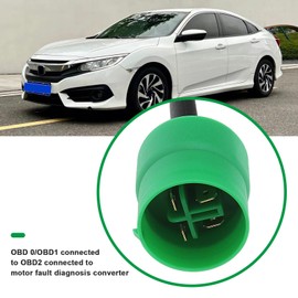 Be In Your Mind OBD OBD1 to OBD2 Generator Troubleshooting OBD Connector Converter Alternator Adapter Compatible with Honda Compatible with Acura Compatible with Civic