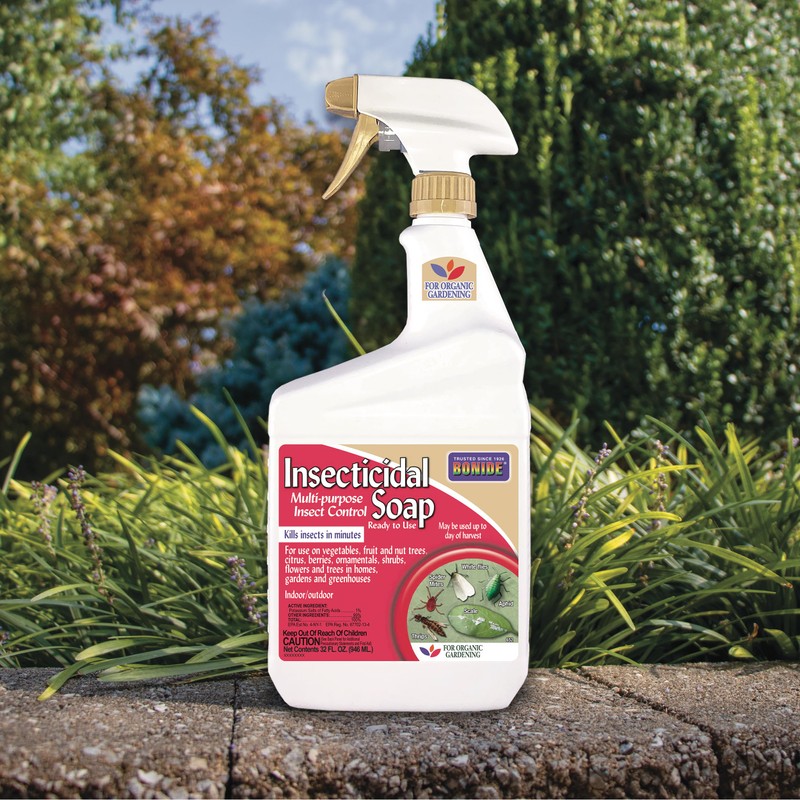 Bonide Insecticidal Soap, 32 oz Ready-to-Use Spray Multi-Purpose Insect Control