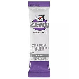 G Zero Thirst Quencher Powder Packets, 0.10 oz Individual Packets (40 Count) (Zero Grape)