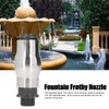G1 Male Thread Fountain Nozzle, 304 Stainless Steel Frothy Foam