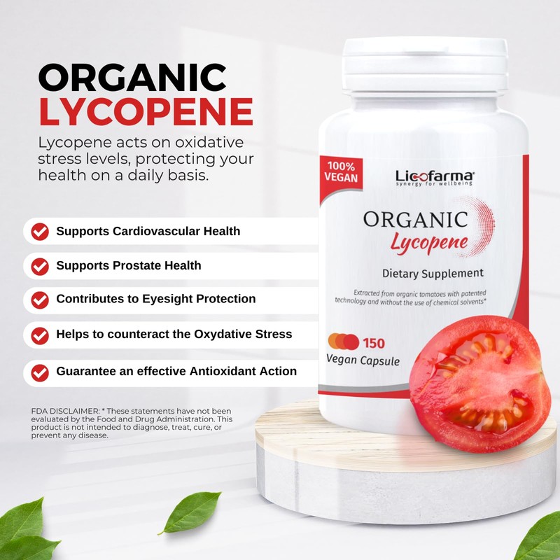 Organic Lycopene | Antioxidant Natural Supplement | with Organic Lycopene