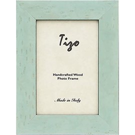 Tizo 5" X 7" Pistachio Wooden Frame, Made in Italy