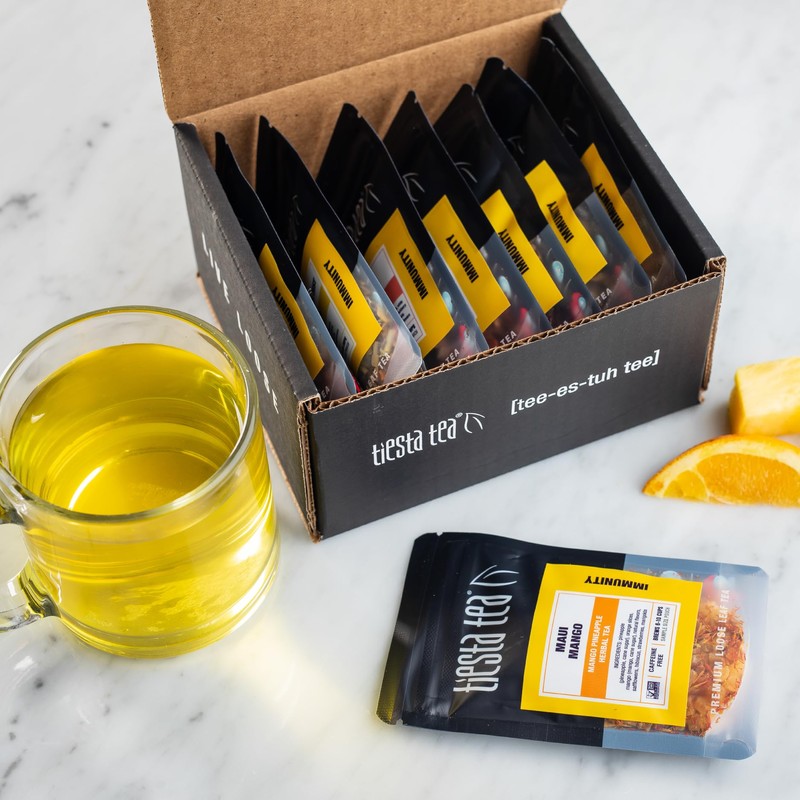Tiesta Tea - Herbal & Rooibos Tea Sampler Dry Flight