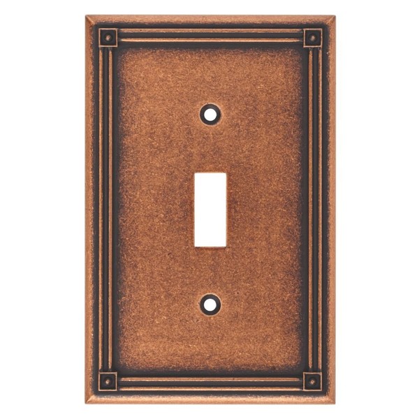 BRAINERD 135764 Ruston Single Toggle Switch Wall Plate / Switch Plate / Cover