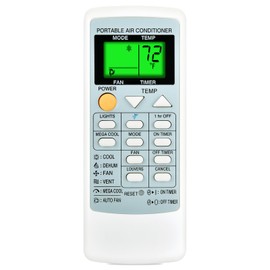 Replacement Remote Control for Sharp Air Conditioner CRMC-A805JBEZ CRMC-A663JBEZ CRMC-A705JBEZ CRMC-A729JBEZ CRMC-A750JBEZ CRMC-A753JBEZ CRMC-A775JBEZ CRMC-A810JBEZ, Green Backlit