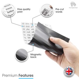 TMS Fridge Poetry | Magnetic Words - Novelty Words, Gift, Present, Poem, Muse, Magnet (Original I)