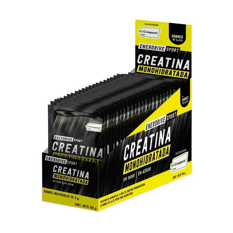 Creatina Monohidratada Creapure, Multipack 20 Sobres de 5g CU