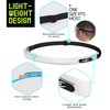 HiRui Sports Silicone Sweatband, Headband with Sweat-Guiding Channels Away from
