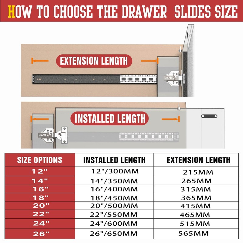 Mdkave 14inch Pocket Door Slides with Hinges,Pocket Cabinet Door Hardware