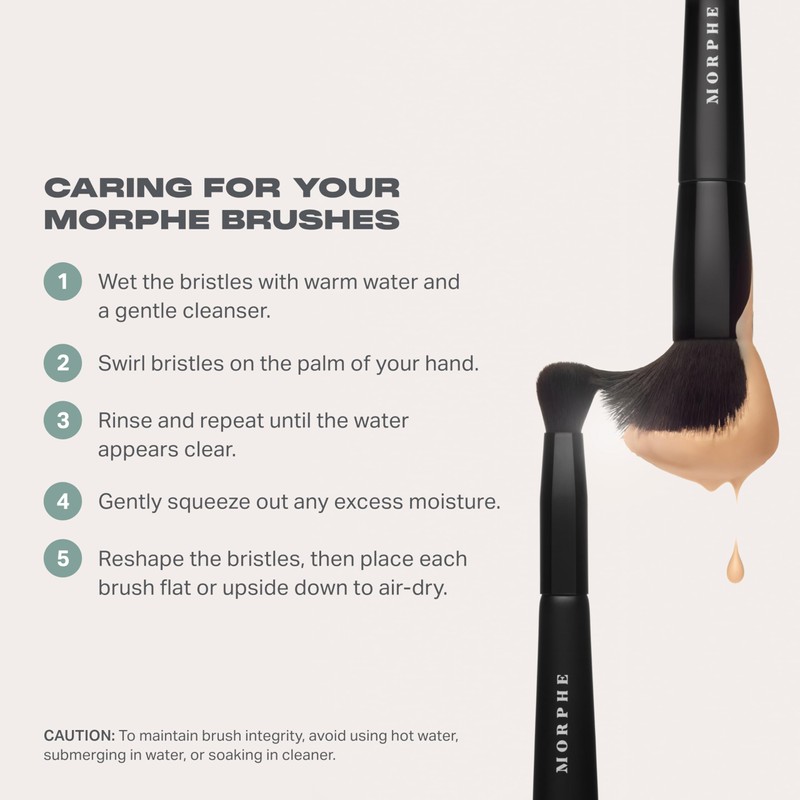 Morphe Face The Beat Makeup Brushes - 5 Piece Makeup