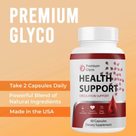Unbranded (5 Pack) Premium Glyco Capsules, Advanced Blood Health Support Formula