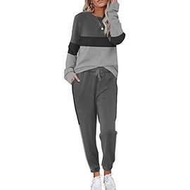 ETCYY NEW Lounge Sets for Women Two Piece Outfits Sweatsuits Sets Long Pant Loungewear Workout Athletic Tracksuits