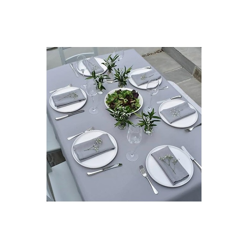 Sterling Mill Polyester Rectangle Tablecloth – Christmas Elegant Table Cover