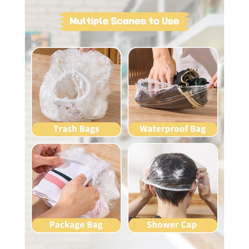 Plastic Bowl Covers for Sourdough Bread Proofing Large Disposable Elastic