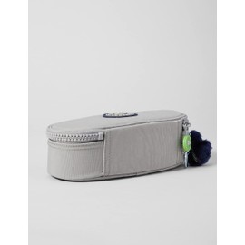 Kipling DUOBOX Pencil Case with Zip, Grey (playful grey), DUOBOX