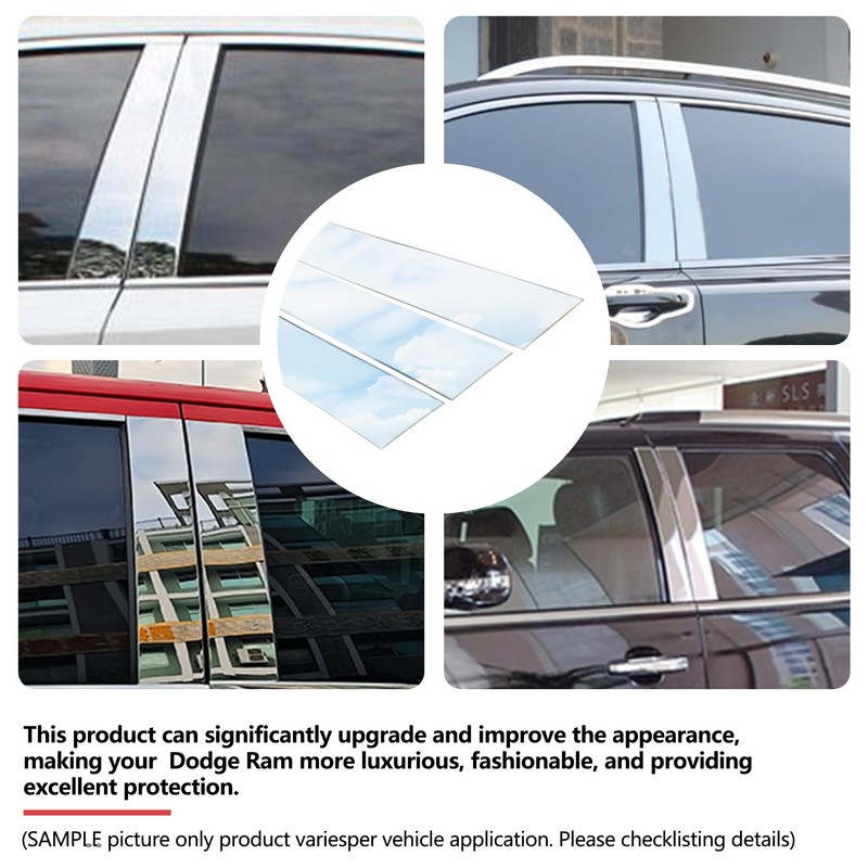 Chrome Pillar Post Trim Fit for Honda Acura TL 2004-2008
