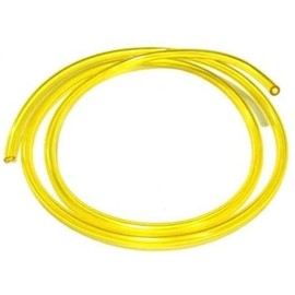Yellow Fuel Petrol Pipe 3.0MM ID 5.0MM OD 1M STRIMMER Chainsaw Lawnmower Hedge Trimmer
