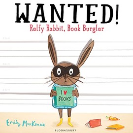 Wanted: Ralfy Rabbit, Book Burglar!