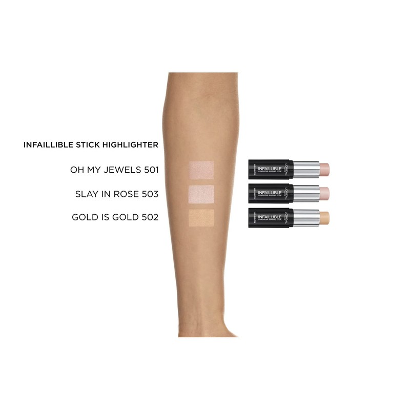 L’Oreal Paris Infallible Stobe Highlight Stick 501 Oh My Jewels