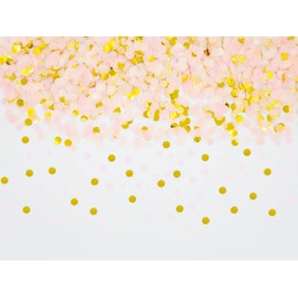 Confetti Gold Multicoloured, 1 cm Round, 30 g, Pack of 1500 - Elegant and Modern Party Decoration - Birthday, Wedding, Baby Shower