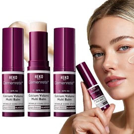 Cemenrete Calcium Multi Balm-Crema hidratante multiefecto de calcio antiedad,Reafirma e hidrata la piel,núcleo antiarrugas para Ojos,Cuello y Rostro - Hidratante Reafirmante y Tratamiento Antiarrugas (Tres)