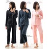 Duerfusa Women's Velour Pajamas, Top and Bottom, Spring, Smooth, Loungewear,
