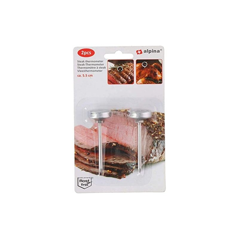 Alpina Pair of Analog Meat Thermometers