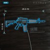 Gun Neon Sign M4 Neon Sign for wall decor Large