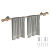 Perfeso.L Nautical Rope Towel Holder - Coastal Towel Rack with