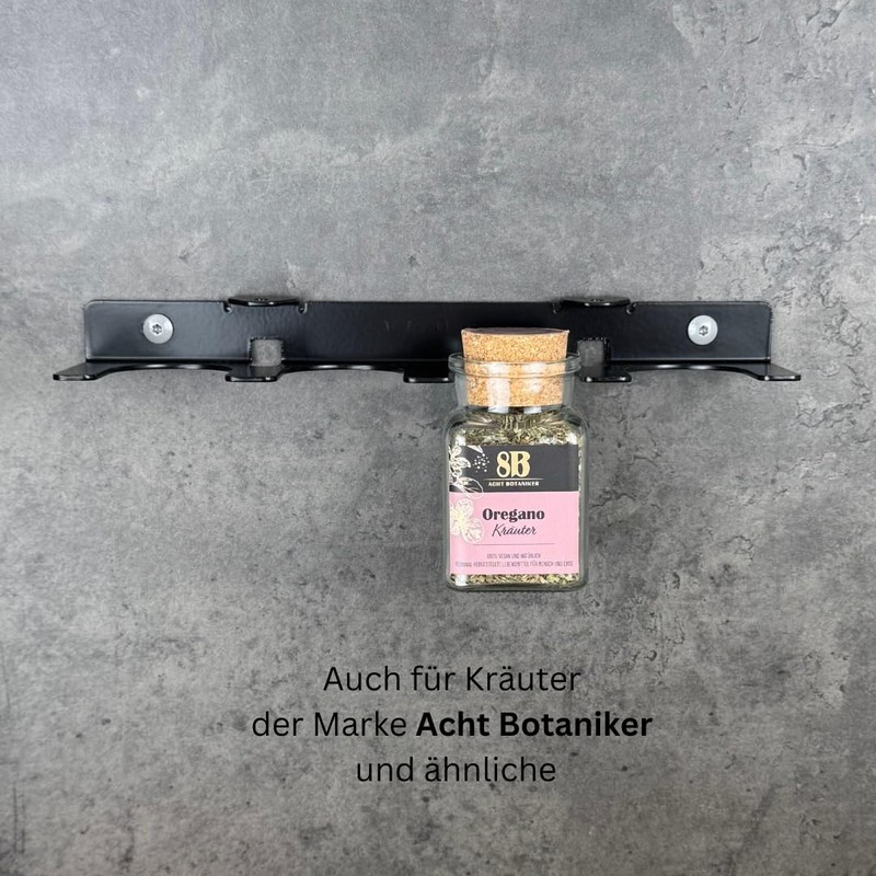 molemo Metal Wall Bracket for Anchor Herb Glasses