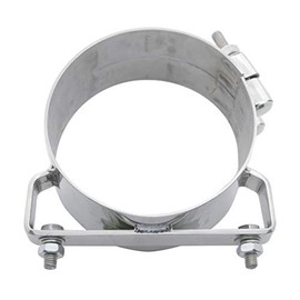 Stainless 8 Inch Wide Band Exhaust Clamp