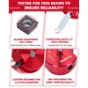 ERAYCO 4PCS PVC Pipe Reamer Kit, Plastic Pipe Fitting Reamer