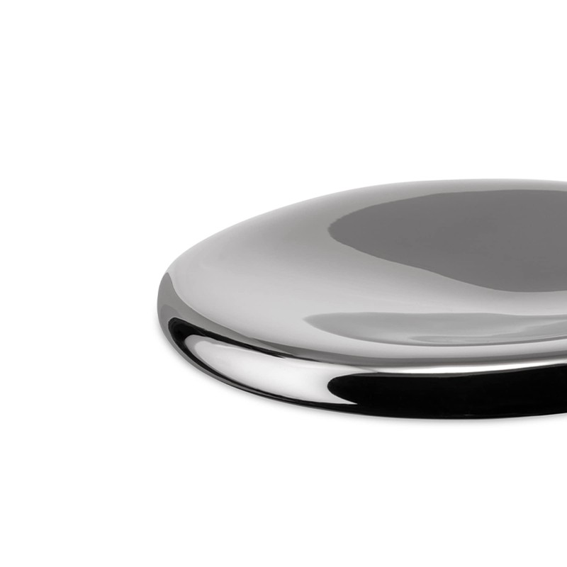 Alessi T-1000 - Design Spoon Holder, 18/10 Stainless Steel, Silver