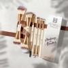 Set Brochas Maquillaje Doble 6pcs Profesional