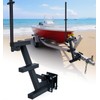 Toplamper Boat Trailer Steps with Handrail Heavy-Duty Boat Boarding Step