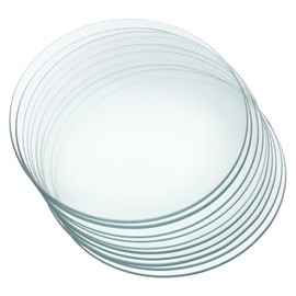 PATIKIL 120mm Diameter Watch Glass, 10 Packs Beaker Cover Smooth Edges Chamfered Arc for Laboratory, Transparent