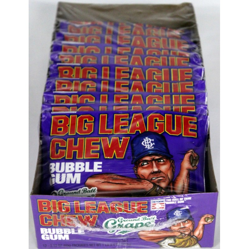 Ford Gum Big League Chew Grape Flavor Ground Ball Bubble